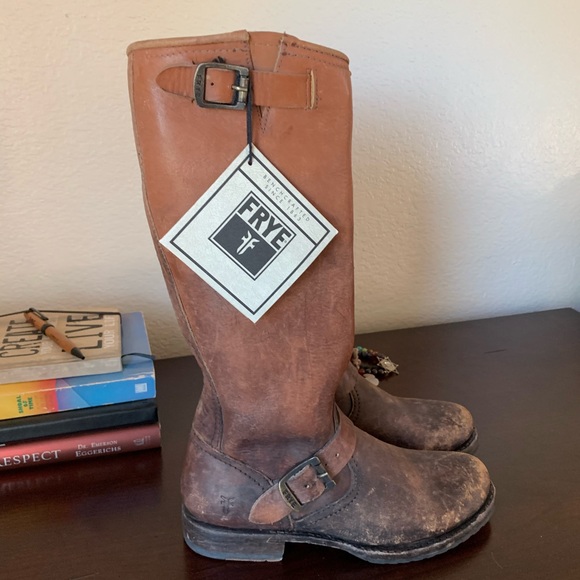 Frye Shoes - Frye Veronica Ombré Cognac Boots